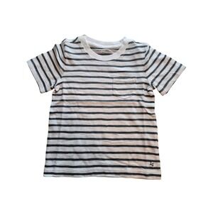NWT Janie and Jack Striped Pocket Tee‎ Boys Size 2T Toddler Crew Neck Shirt